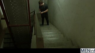 Hot stud gets his ass rimmed and drilled
