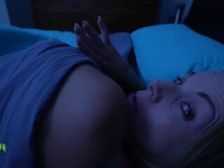 StepSon Hops Into StepMoms Couch After Nightmare - 1of3