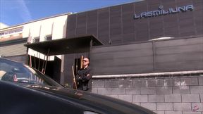 when she fucked the security guy at the swinger club.