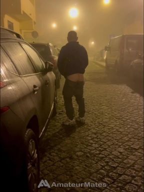 Compilation of Amateur Boys Flashing Their Ass in the Street