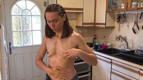 honey, with a splash of eggs, yoghurt and custard