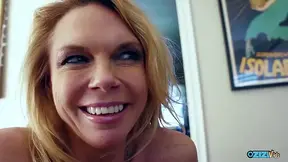 MILF Rents Her Room To A Lesbian Couple Who Is Desperate For A Threesome