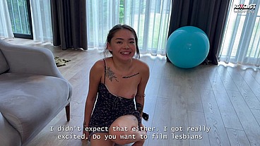 Behind the scenes! Hardcore Double Public Fucking Of Petite Asian PornStar Kwini Kim!