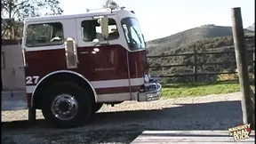 A firefighter came to rescue this amazing girl and fucked her brains out anal style