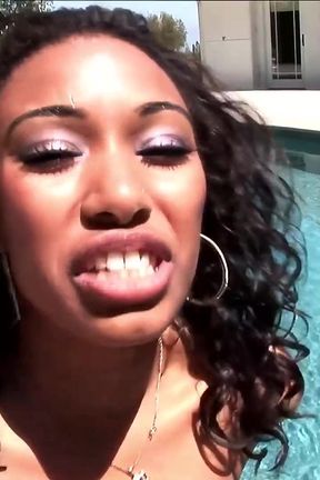 Amateur Bukkake Blowbang with Hot Interracial Teens