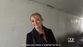 POV Cock Enjoyment - Busty Brunette Swallows Big Dong