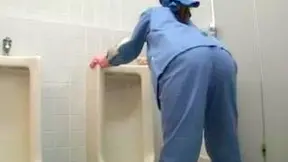 Toilet Cleaner Seduced Fucked Roughly by Stranger - Steamy Encounter