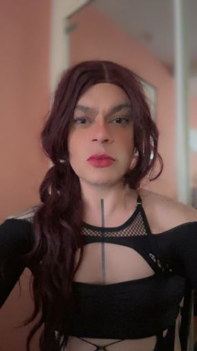 Amateur  Beautiful Transgender Femboi Prepare Herself to Have you Inside