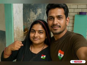 Indian Bhabhi And Dever Best Selfi Romantic Outdoor By -Snapchat143