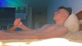 Shower Jerk Session Drips Cum Down The Drain