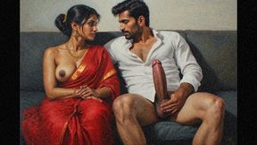 Village bhabhi sex with foreign man hot bhabhi sucking big white cock and enjoying sex with foreigner
