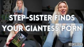 Step-Sister Finds Your Giantess Porn