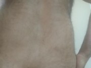 Wine Bottle Deep Anal Insertion Male Extreme:  riding it for you