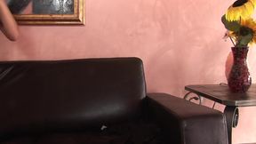 Flexible Asian Slut Gets Pounded by An Older Guy on The Sofa