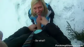 Fucking Glasses - Jessy Brown - Snowboarder chick loves cock