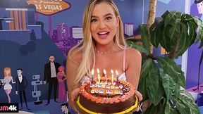 Blake Blossom surprised him on his birthday, and even let him cum inside