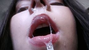 Mucus shower on your face mp4 HD