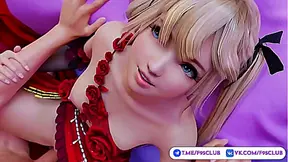 Marie Rose Seduces Rival in Steamy DOA Hentai Fantasy