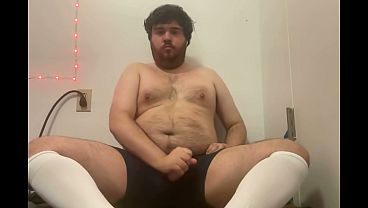 College Guy Tyler Raymond Strokes his Cock in his Teammate'_s Underwear and Socks | SpicyTyTy