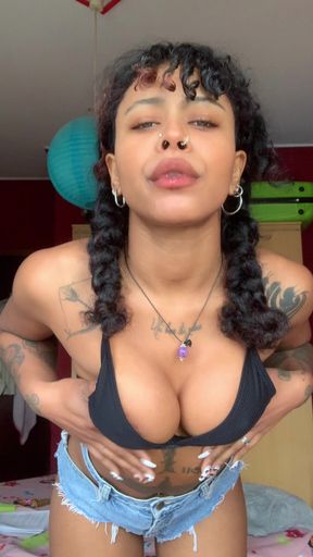 young slut ebony masturbation video exposed