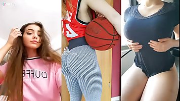 Girls on instagram accept challenge and take clothes off until they are nude for their fans pleasure
