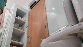 Stepdaddy Caught Pissing