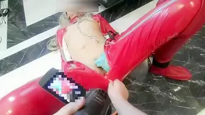Skintight Suit JAV Beauty Shows Off Stunning Hot Body