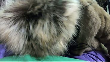 The Boss'_s Gift &ndash_ Deep Blowjob, Fur Coat Play and Cum on My Body