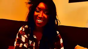 Ebony babe with a hairy cunt needs a BBC