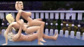 Jiraiya Joins Fans for Rough Anal Threesome in Naruto Hentai Episode