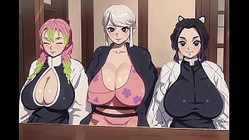 Kocho x Mitsuri x Amane Important Meeting