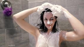 sage eldritch pied face: wam shaving cream pies