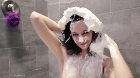 sage eldritch pied face: wam shaving cream pies