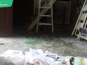 Gay Teen Bodypaint / 19 Years Old Boy Turned into Miserable Green #1