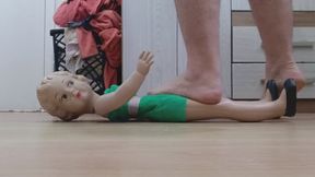 100kg, 220lbs trampling doll barefeet