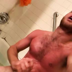 Oily Muscular Masturbation