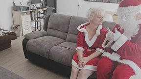 la mere noel ce fait baiser par un inconnu en noel