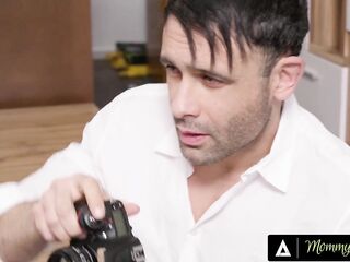 MOM'S HUNK - Large Tits mother I'd like to fuck Shalina Devine Gets Her Face Overspread In Cum After Hard double penetration