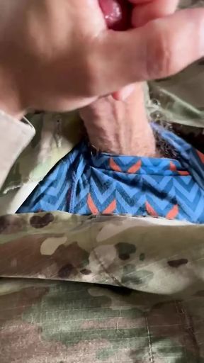 jerking off in my flightsuit and customizing a pair of jeans for a follower!