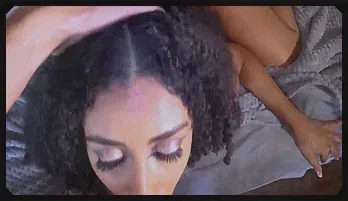 Curly Ebony Fantasy: Ariana Aimes Gets Pussyfucked by Angelica Saige