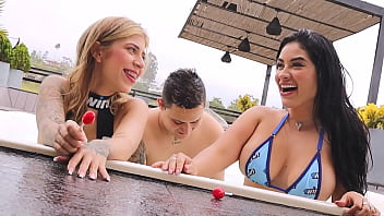 PAIR OF LESBIANS GET FUCKED BY THEIR BOSS - MOLLY SMITH
