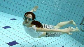 Sweet and sexy Russian teen cutie takes off her pants