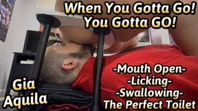 Slave Eats My Gassy Dumps, Licks it Clean, and Swallows it whole!