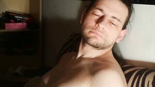 Licking dad's face like a kitten pt2 HD