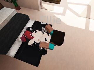 Gothic hotty can't control herself and bangs me sensually / Minecraft Jenny Mod