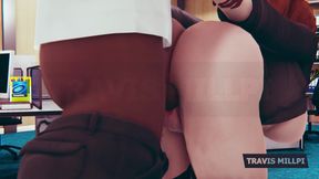 Office Seduction with Busty Redhead Secretary After Hours Punishment