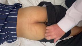 Young Virgin Boy Student First Time Punished by Old Teacher. Milked, Barebacked Big Dick Tight Hole Cum Inside.