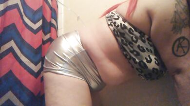 Taking a Gallon Enema on All Fours