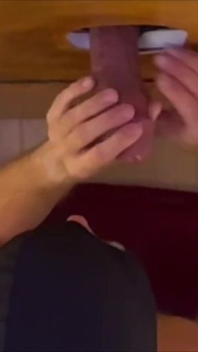 My Straight Boyfriend Sucks at the Gloryhole