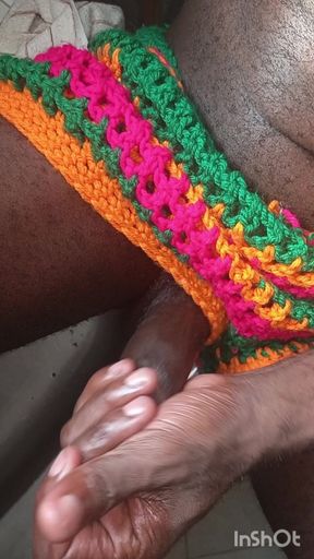 African Bisexuals Masturbating and Huge Cum